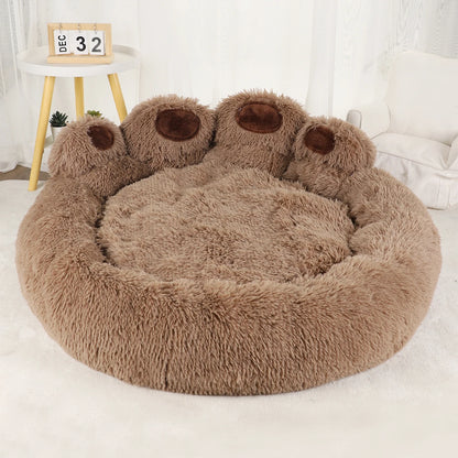 Fluffy Round Dog Bed