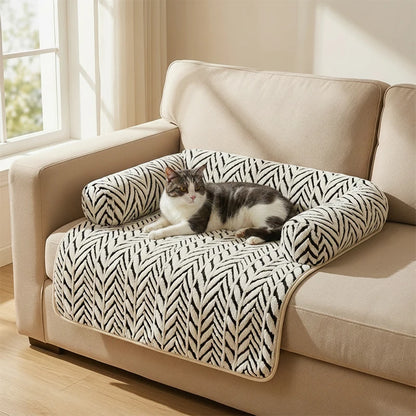 Bolstered Pet Sofa Bed Mat