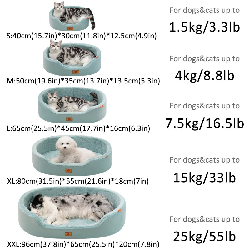 Waterproof Bolster Dog Couch Bed