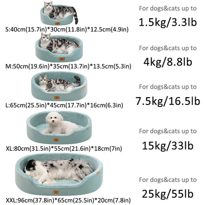 Waterproof Bolster Dog Couch Bed
