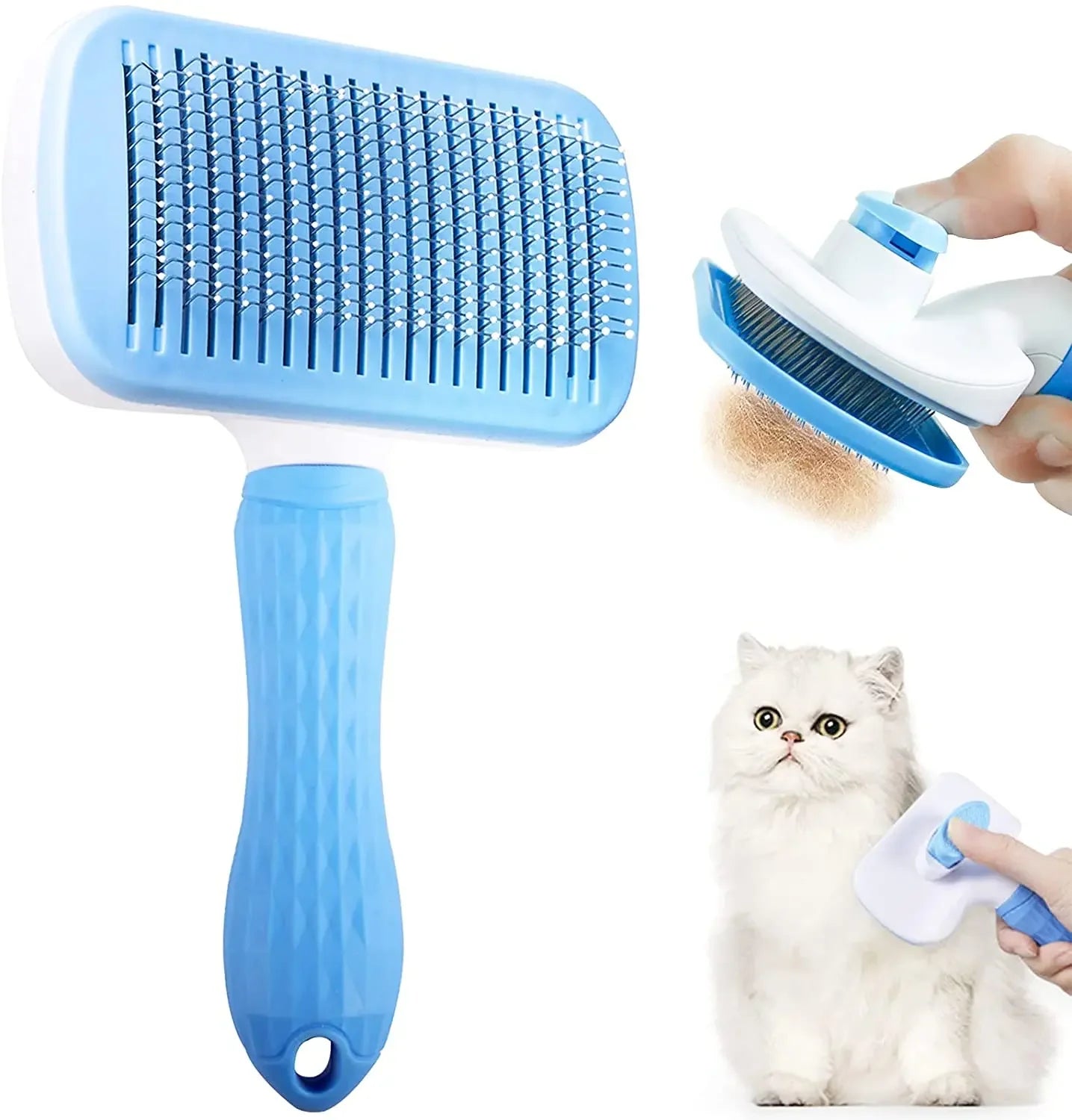 One-Click Self-Cleaning Massage Brush
