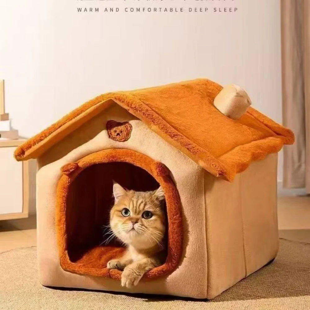 Enclosed Dog House Bed