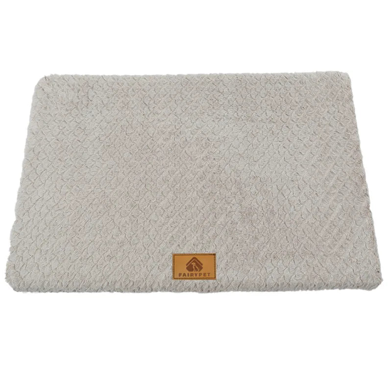 Faux Fur Pet Bed with Washable Cover