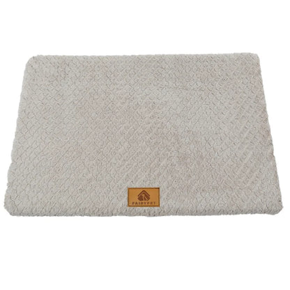 Faux Fur Pet Bed with Washable Cover