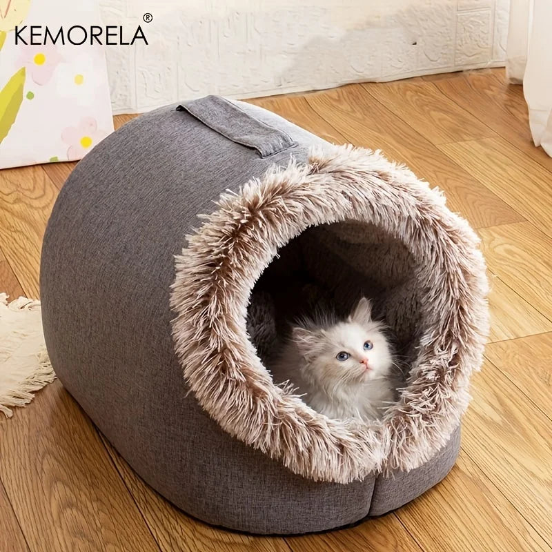 Self-Warming Cat Cave Bed