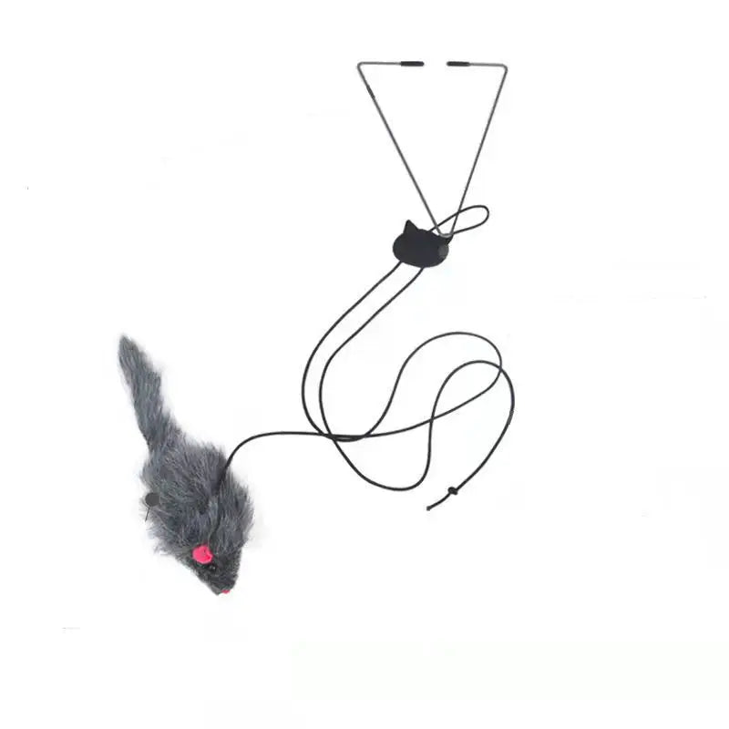 Hanging Door Mouse Cat Teaser