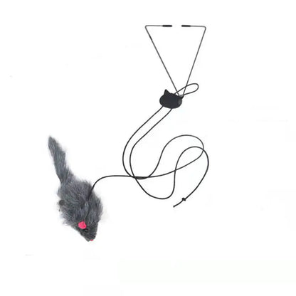 Hanging Door Mouse Cat Teaser