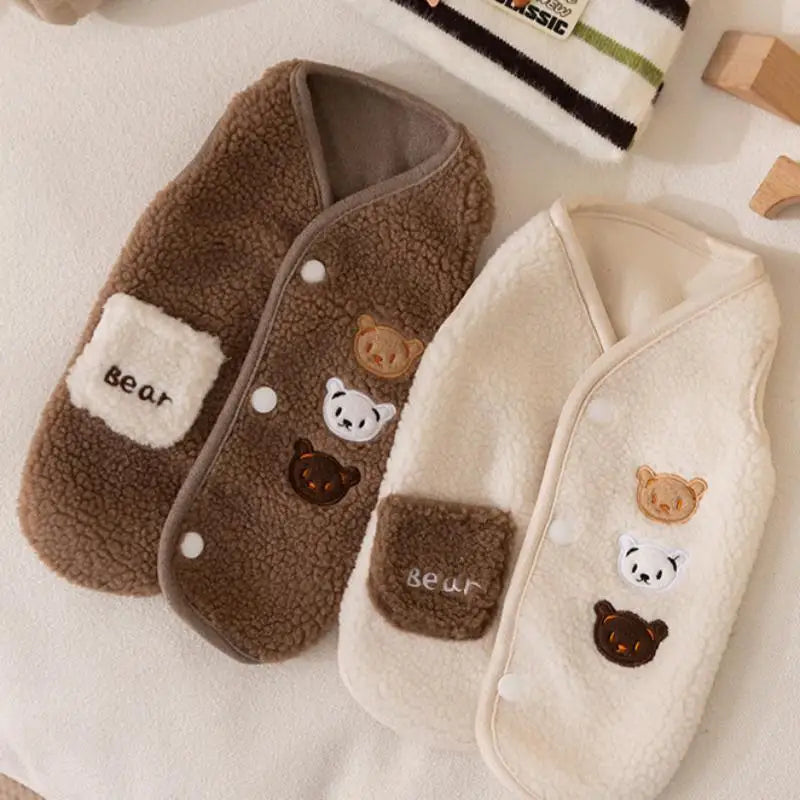 Fleece Dog and Cat Winter Jacket