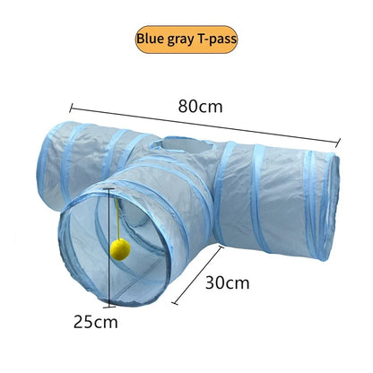 Foldable Cat Play Tunnel