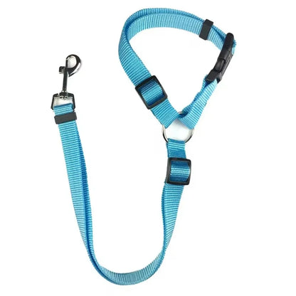 2-in-1 Dog Car Safety Belt and Leash