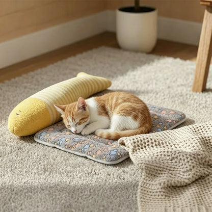 Double-Sided Plush Pet Mat
