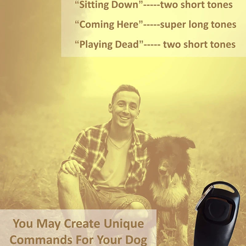 Dog Training Whistle and Clicker