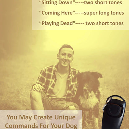 Dog Training Whistle and Clicker