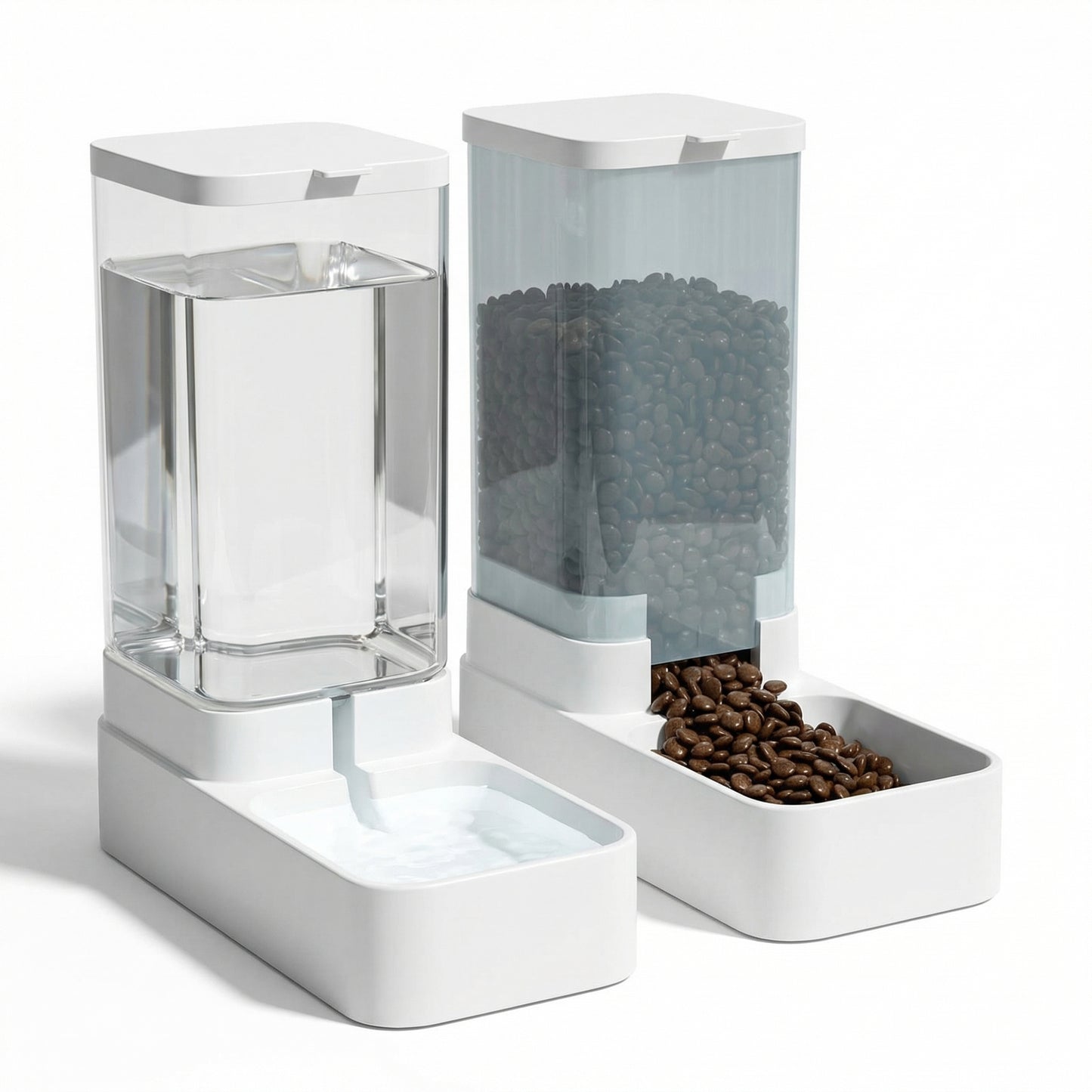 Automatic Gravity-Fed Feeding & Water Station