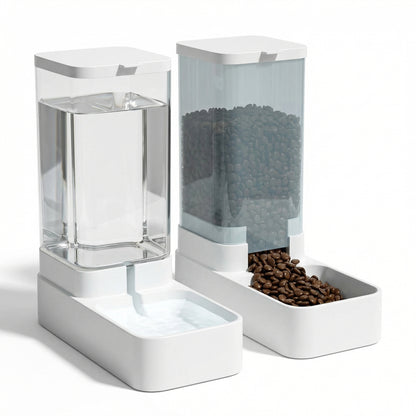 Automatic Gravity-Fed Feeding & Water Station