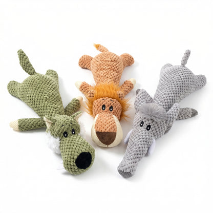 Bite-Resistant Squeaky Plush