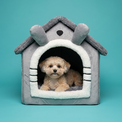 Enclosed Dog House Bed