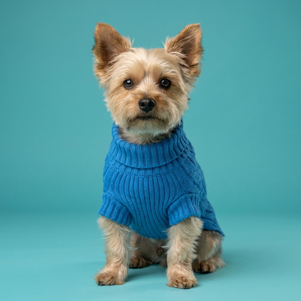 Cable Knit Dog Sweater