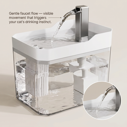 Pawvera Filtered Cat Water Fountain