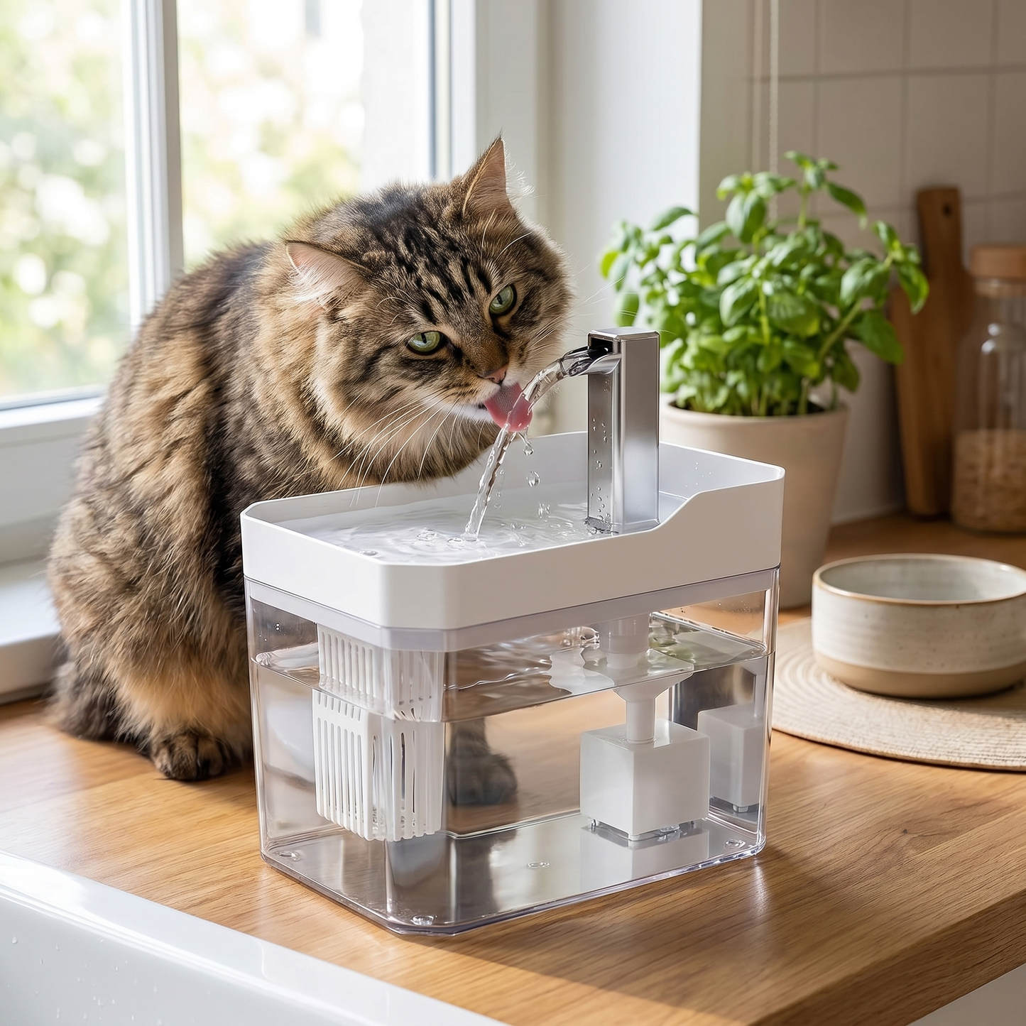Pawvera Filtered Cat Water Fountain
