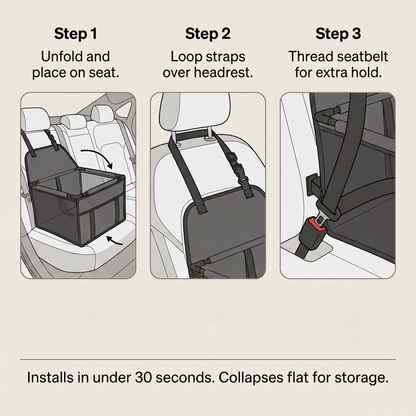 Pawvera Dog Car Seat