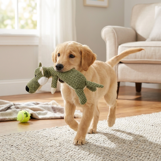 Bite-Resistant Squeaky Plush lifestyle