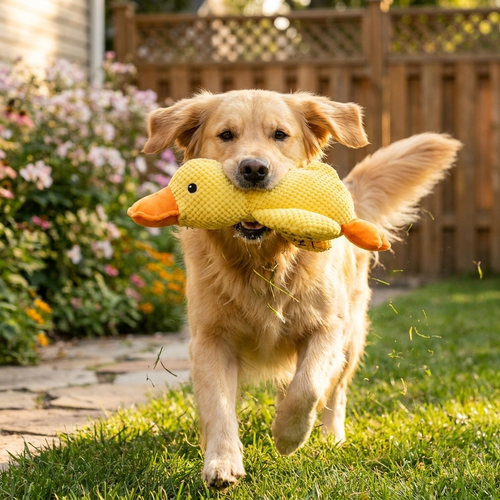 Bite-Resistant Duck Companion lifestyle