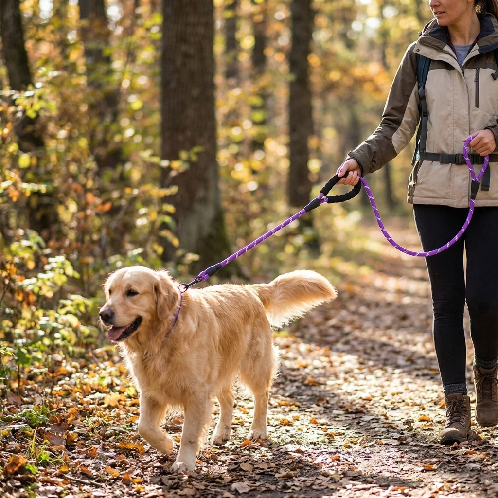 Mountain-Grade Reflective Safety Leash lifestyle