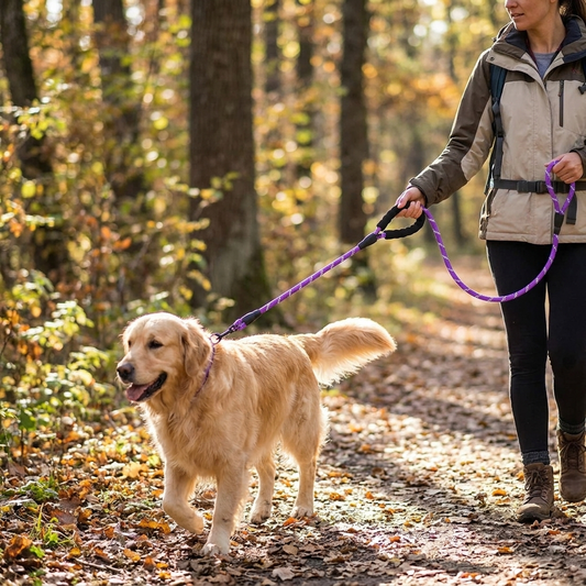 Mountain-Grade Reflective Safety Leash lifestyle