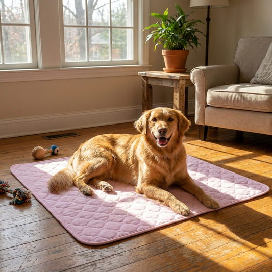 Reusable Waterproof Dog Pad lifestyle