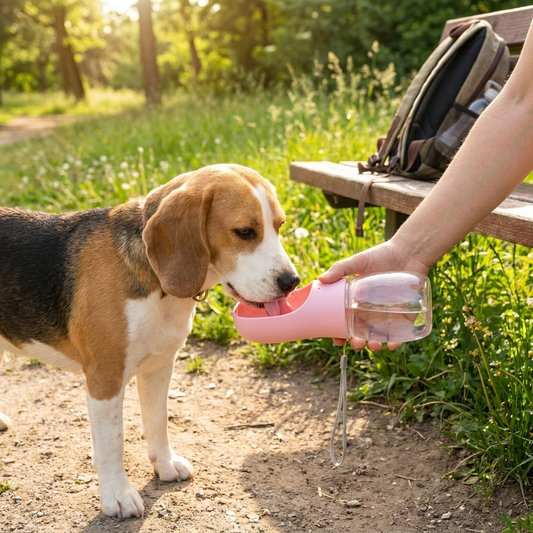 Portable Dog Water Bottle lifestyle
