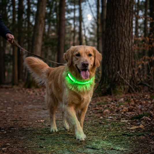 LED Light-Up Dog Collar lifestyle