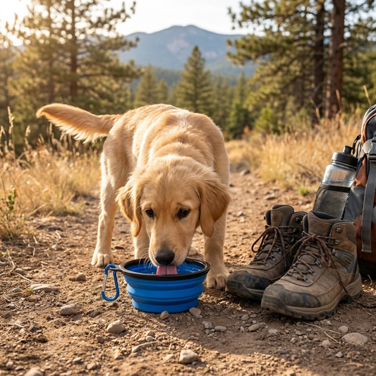 Collapsible Dog Bowl lifestyle