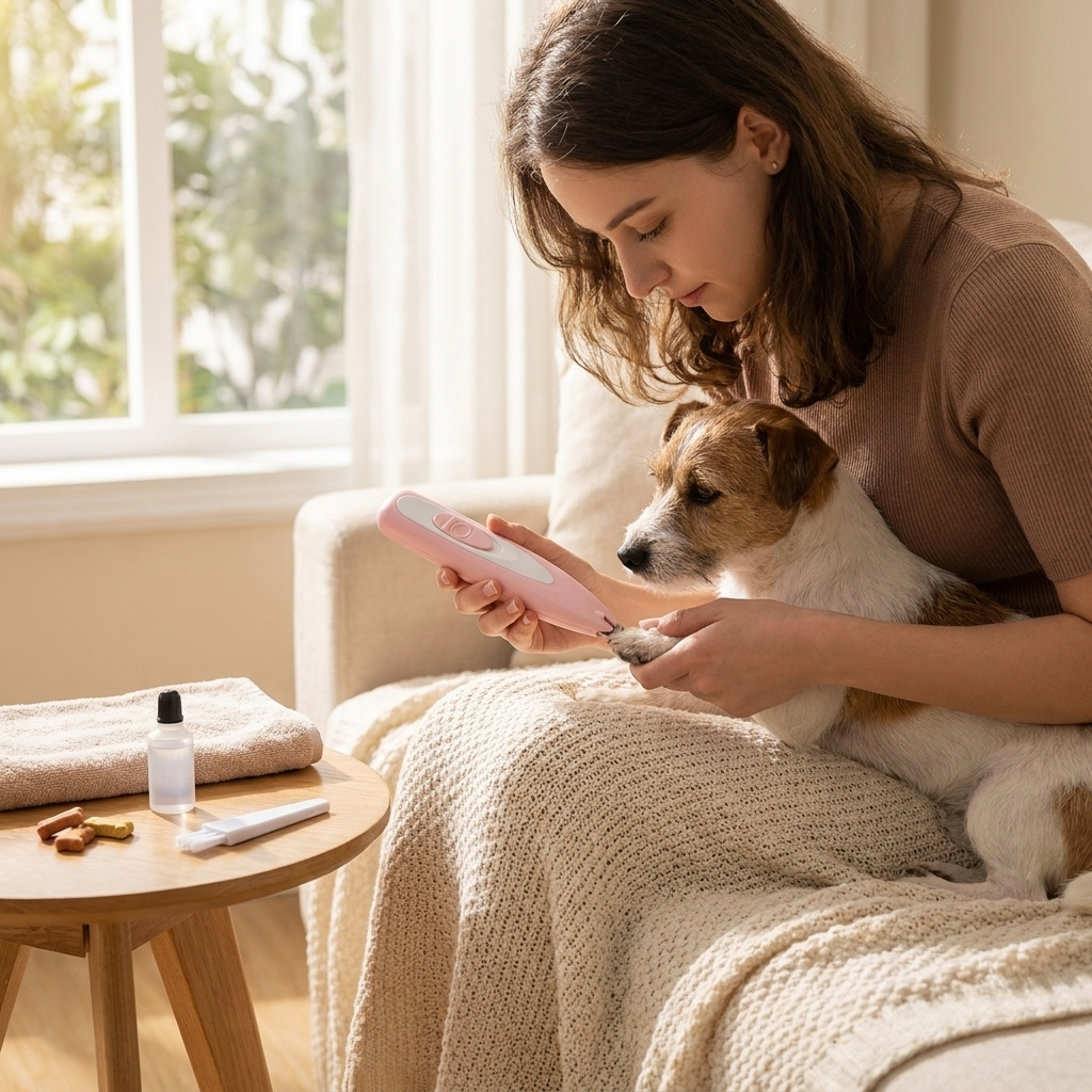 Quiet Paw Detail Trimmer lifestyle