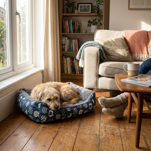 Soft Nest Dog Bed lifestyle