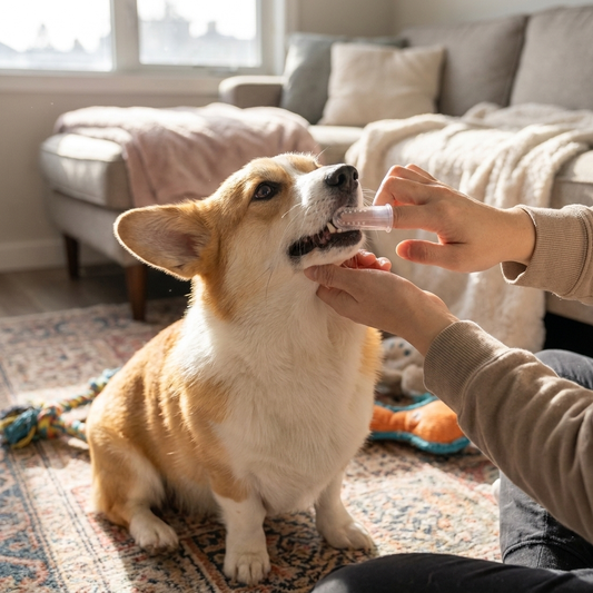 Finger Toothbrush lifestyle