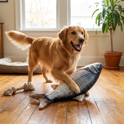 Electric Floppy Fish Toy lifestyle