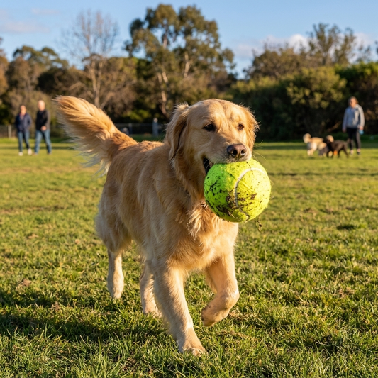 Giant Dog Tennis Ball lifestyle