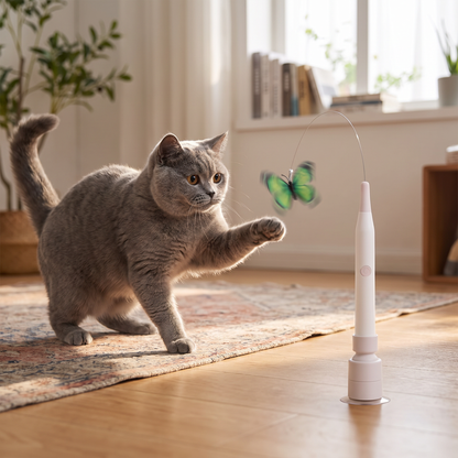 Electric Butterfly Cat Toy lifestyle