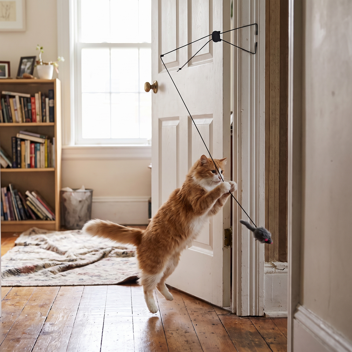 Hanging Door Mouse Teaser lifestyle
