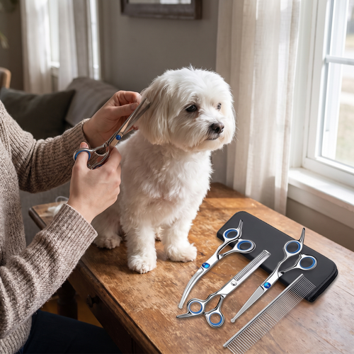 Grooming Scissors Set lifestyle