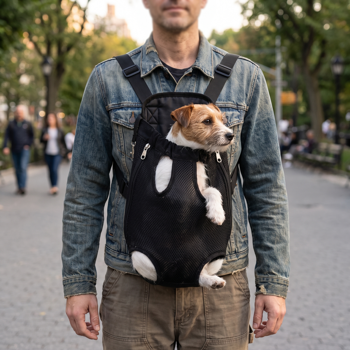 Hands-Free Front Carrier lifestyle
