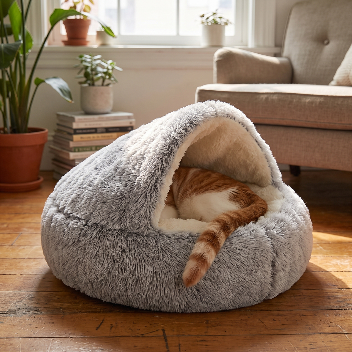 Semi-Enclosed Cat Nest lifestyle