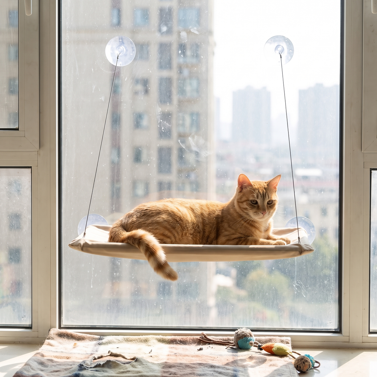Cat Window Hammock lifestyle