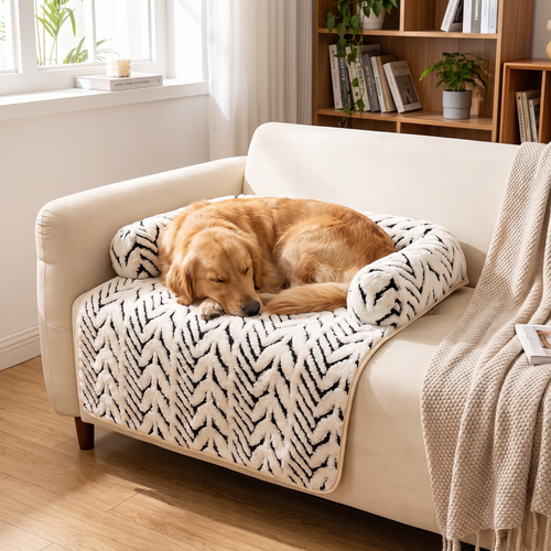 Bolstered Pet Sofa Bed Mat lifestyle