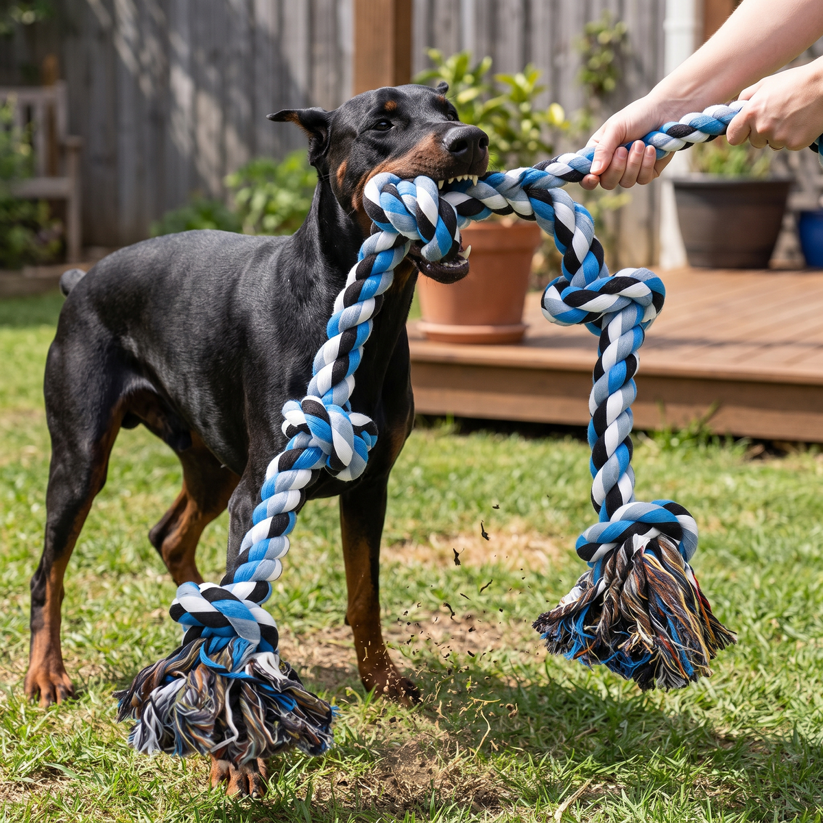 Heavy-Duty Dog Rope Chew Toy