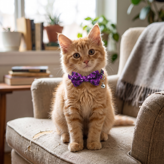Halloween breakaway cat collar lifestyle