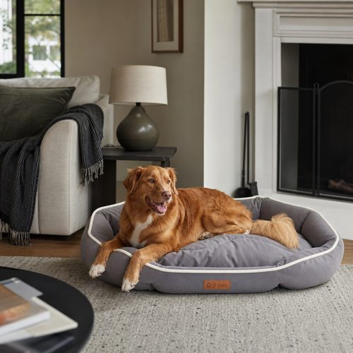 Waterproof Bolster Dog Bed