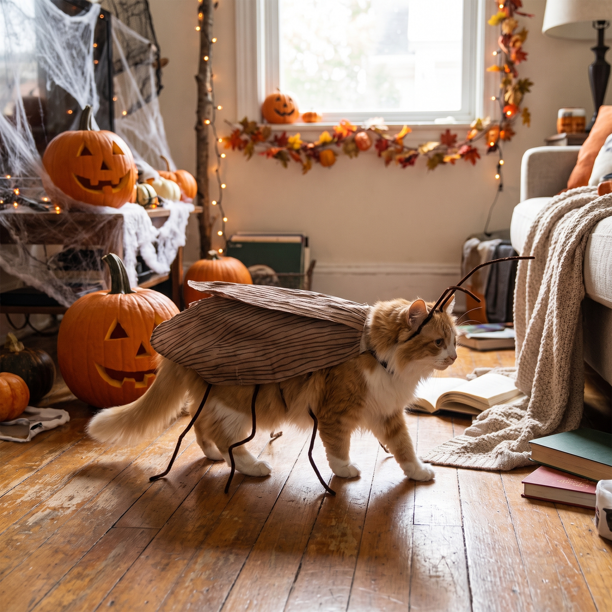 Cockroach cat costume lifestyle