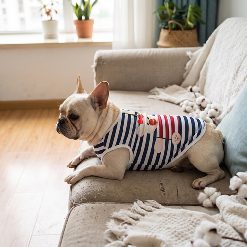 Cooling cartoon dog vest shirt lifestyle